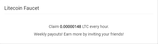 Image of amount of Litecoin