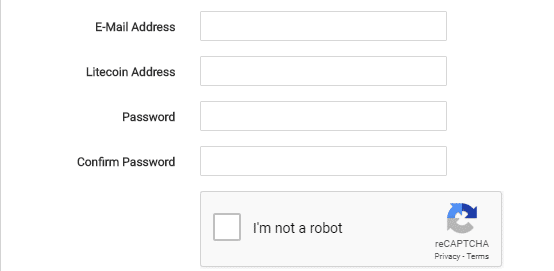 Image of Litecoin faucet captcha