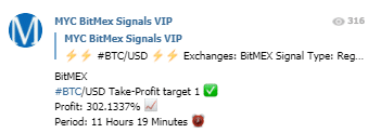 BitMex Signals - Take Profit
