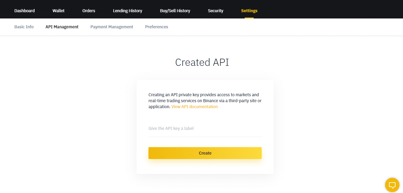 Create API