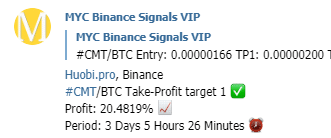 Altcoins Signals - Profit