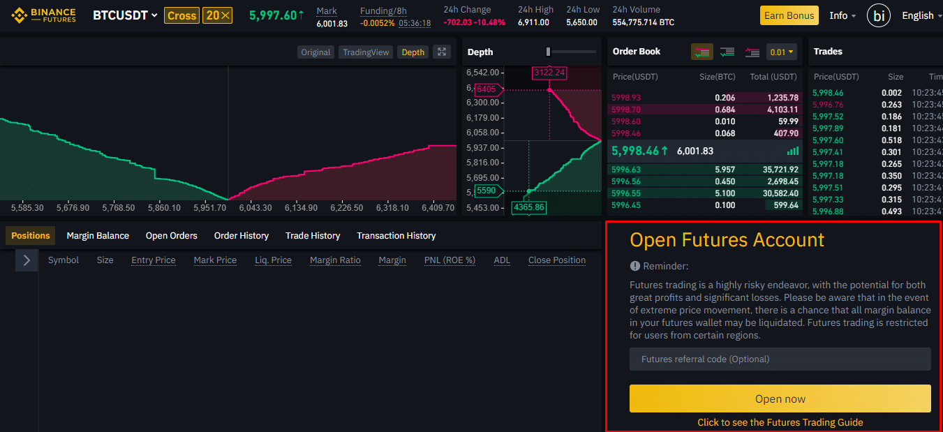 Binance Futures Beginner's Guide Mycryptopedia Binance Interface