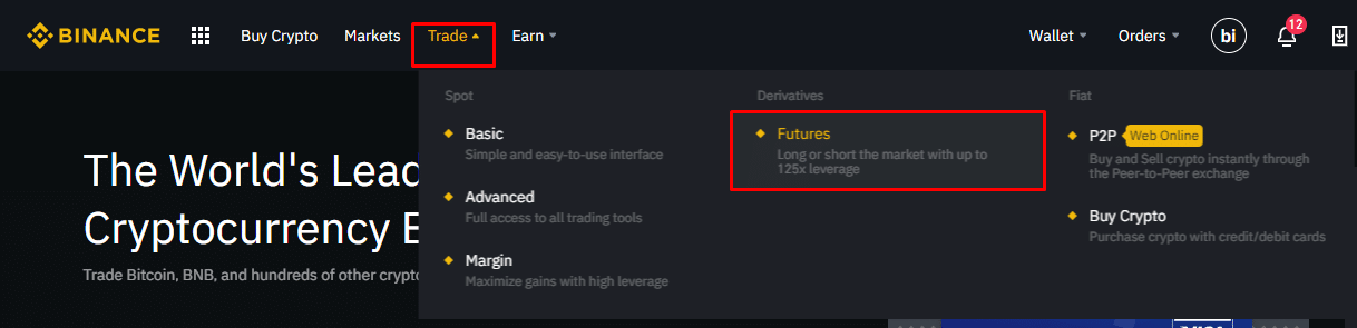 Binance Futures Beginner's Guide Mycryptopedia Binance Futures Button